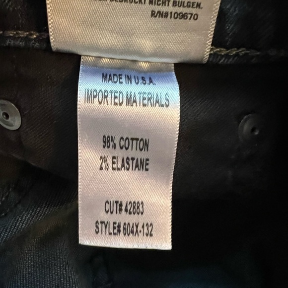 Citizens Of Humanity Men’s SID Regular Straight Jeans Dark Wash Size 40 - Picture 11 of 11